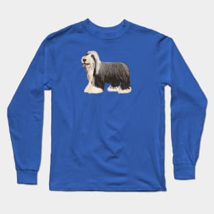 Bearded Collie (Small Design) Long Sleeve T-Shirt